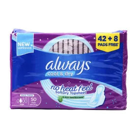 Always Clean & dry Maxi Thick 50 Pads - Long