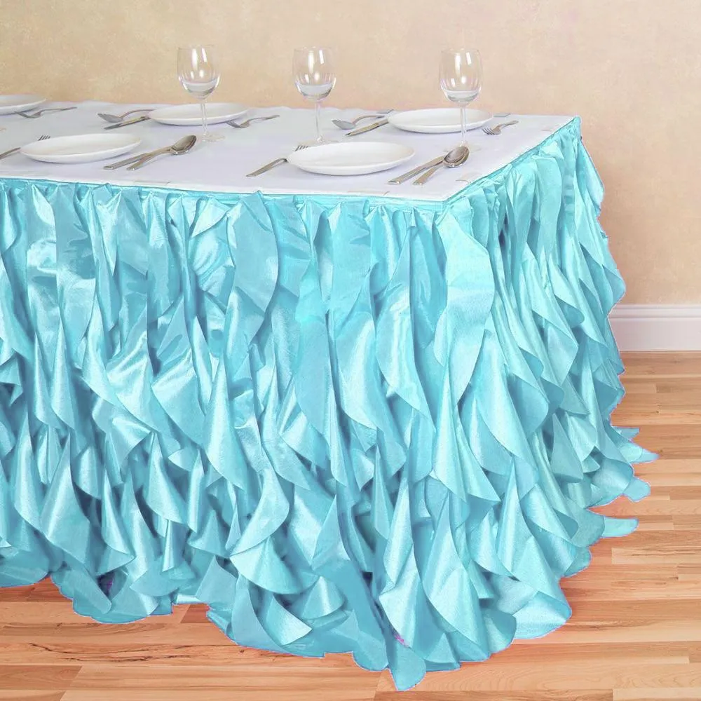 Bargain 14 ft. Curly Willow Table Skirt (13 Colors)