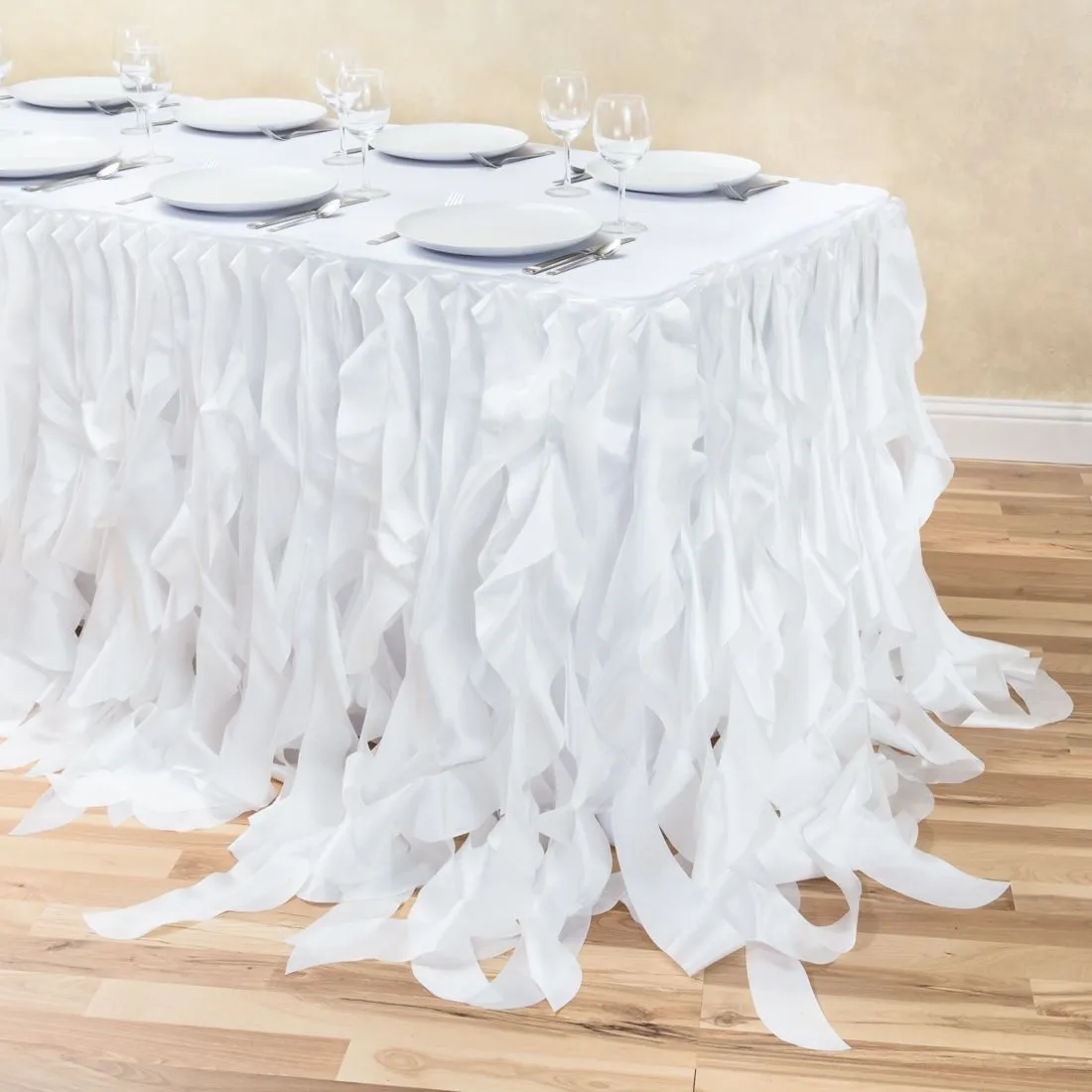 Bargain 14 ft. Curly Willow Table Skirt (13 Colors)