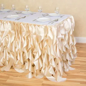 Bargain 14 ft. Curly Willow Table Skirt (13 Colors)