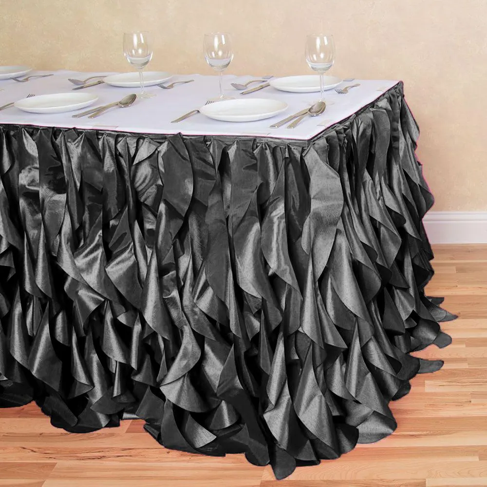 Bargain 14 ft. Curly Willow Table Skirt (13 Colors)