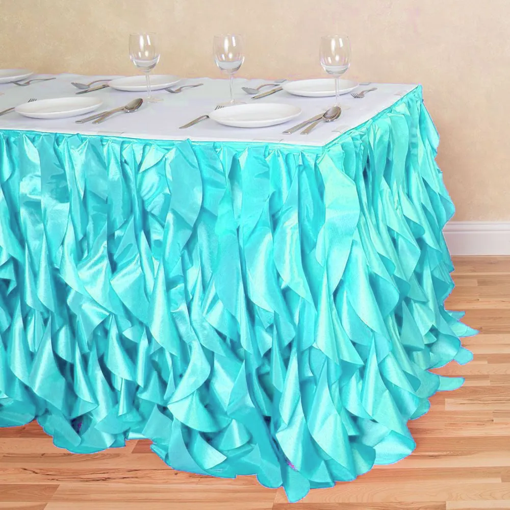 Bargain 14 ft. Curly Willow Table Skirt (13 Colors)