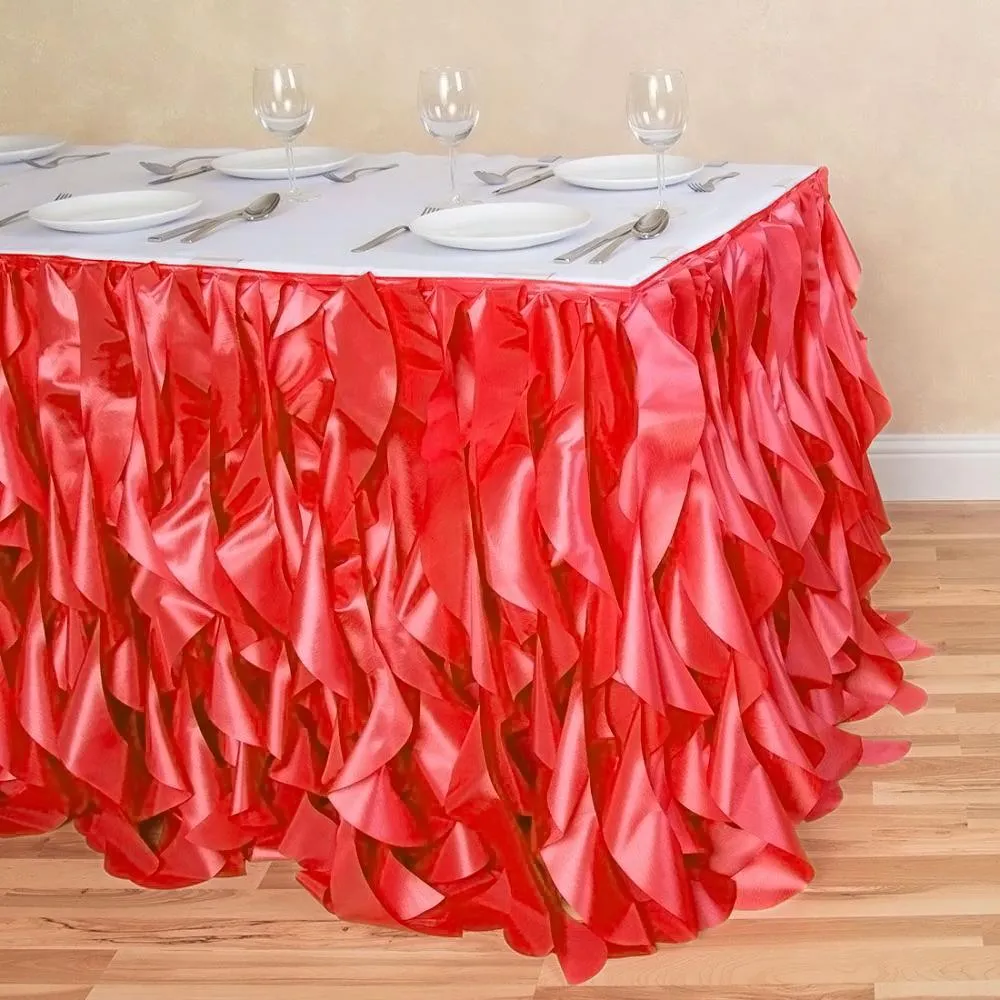 Bargain 14 ft. Curly Willow Table Skirt (13 Colors)