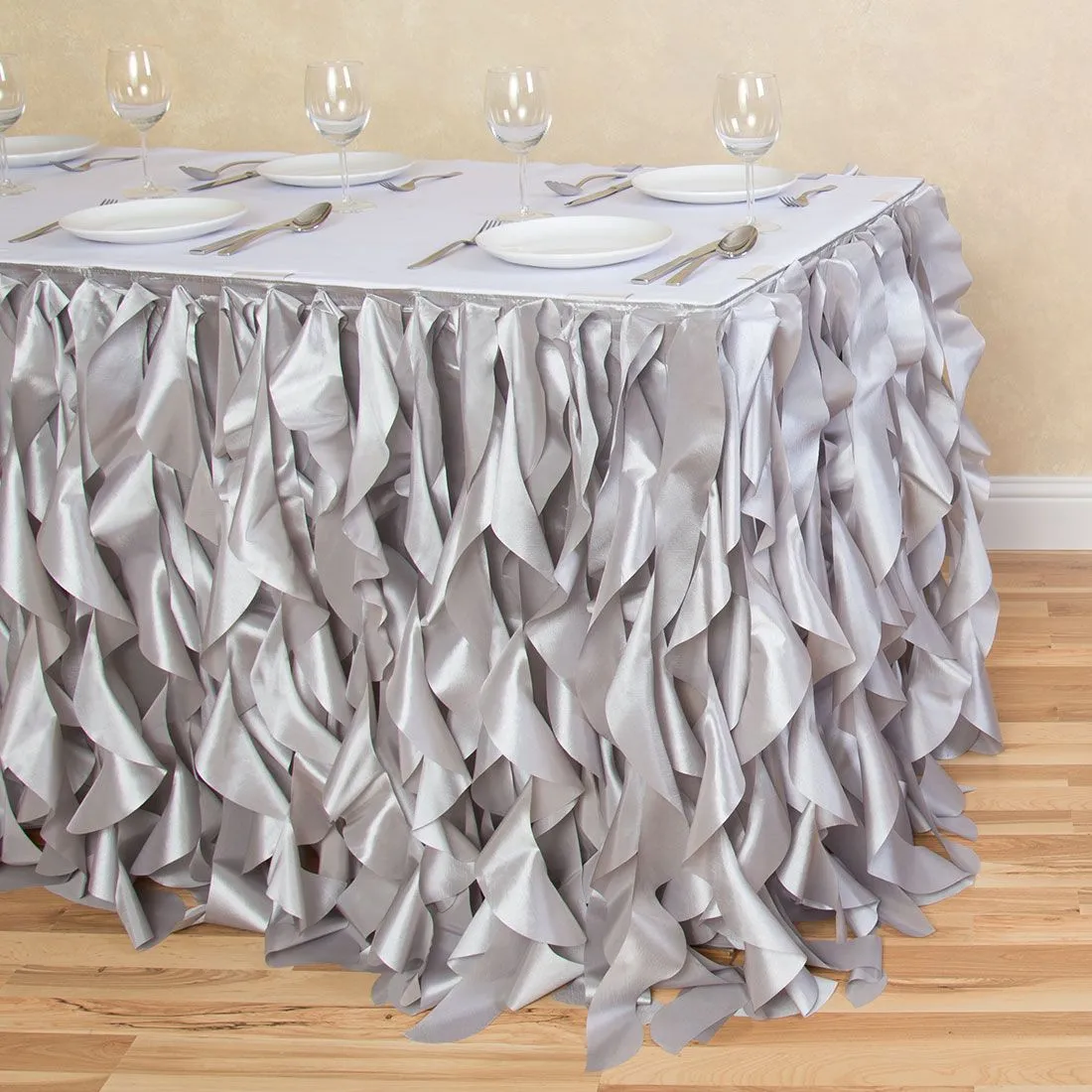 Bargain 14 ft. Curly Willow Table Skirt (13 Colors)