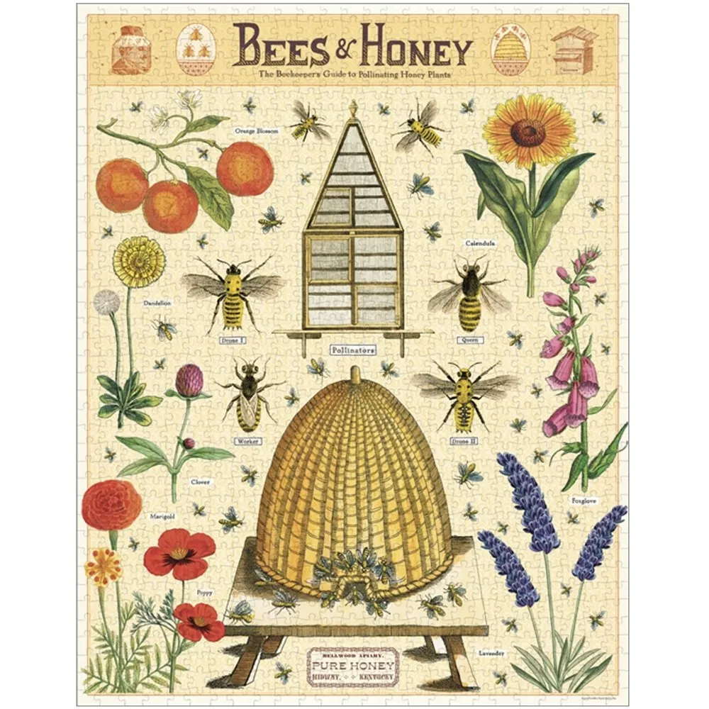 Bees & Honey Puzzle - 1000 Piece Jigsaw