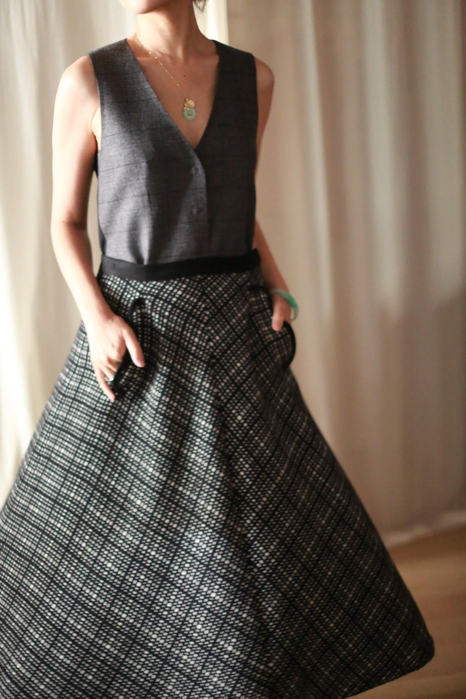 Bias Skirt | Plaid