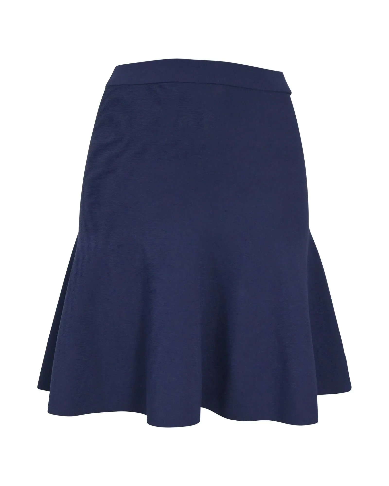 Blue Wool Mini Skirt by Michael Kors