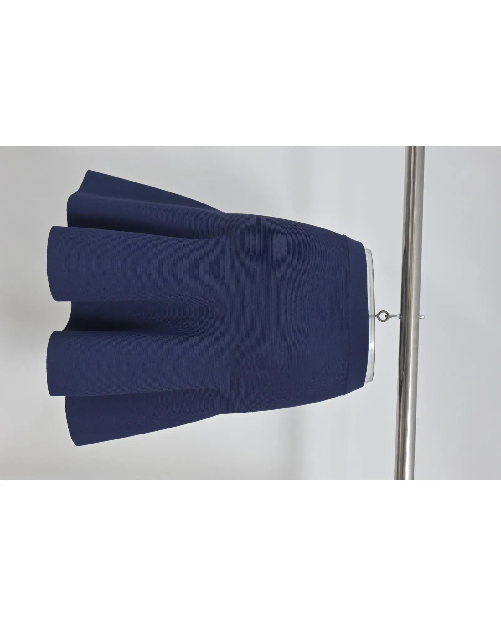 Blue Wool Mini Skirt by Michael Kors