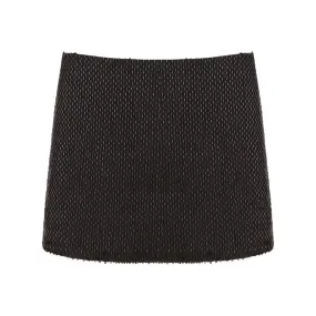 Bugle Bead Mini Skirt