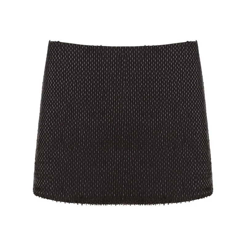 Bugle Bead Mini Skirt