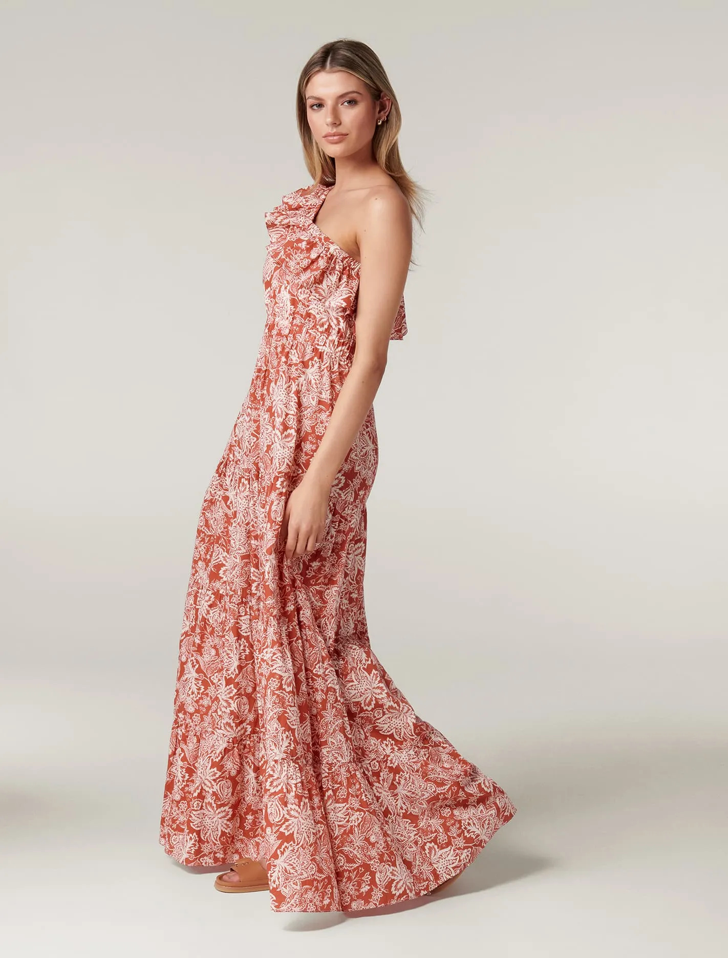 Carrie One Shoulder Maxi Dress