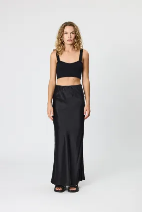 CHARLIE MAXI SKIRT - BLACK