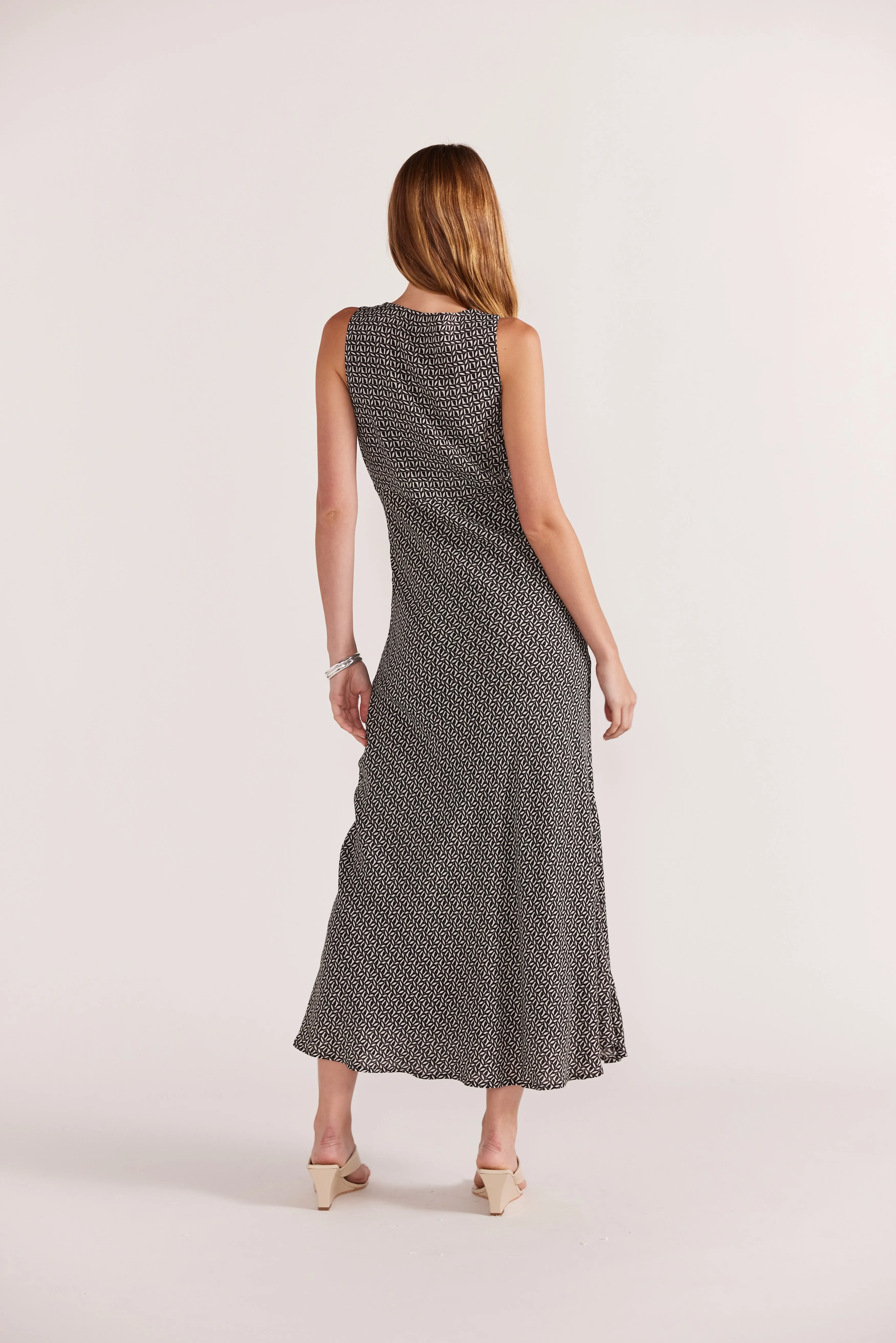 Della Bias Maxi Dress