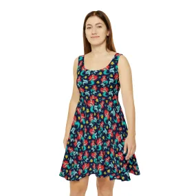 Disney Little Mermaid I Want To Be Where The People Are Women's Skater Dress