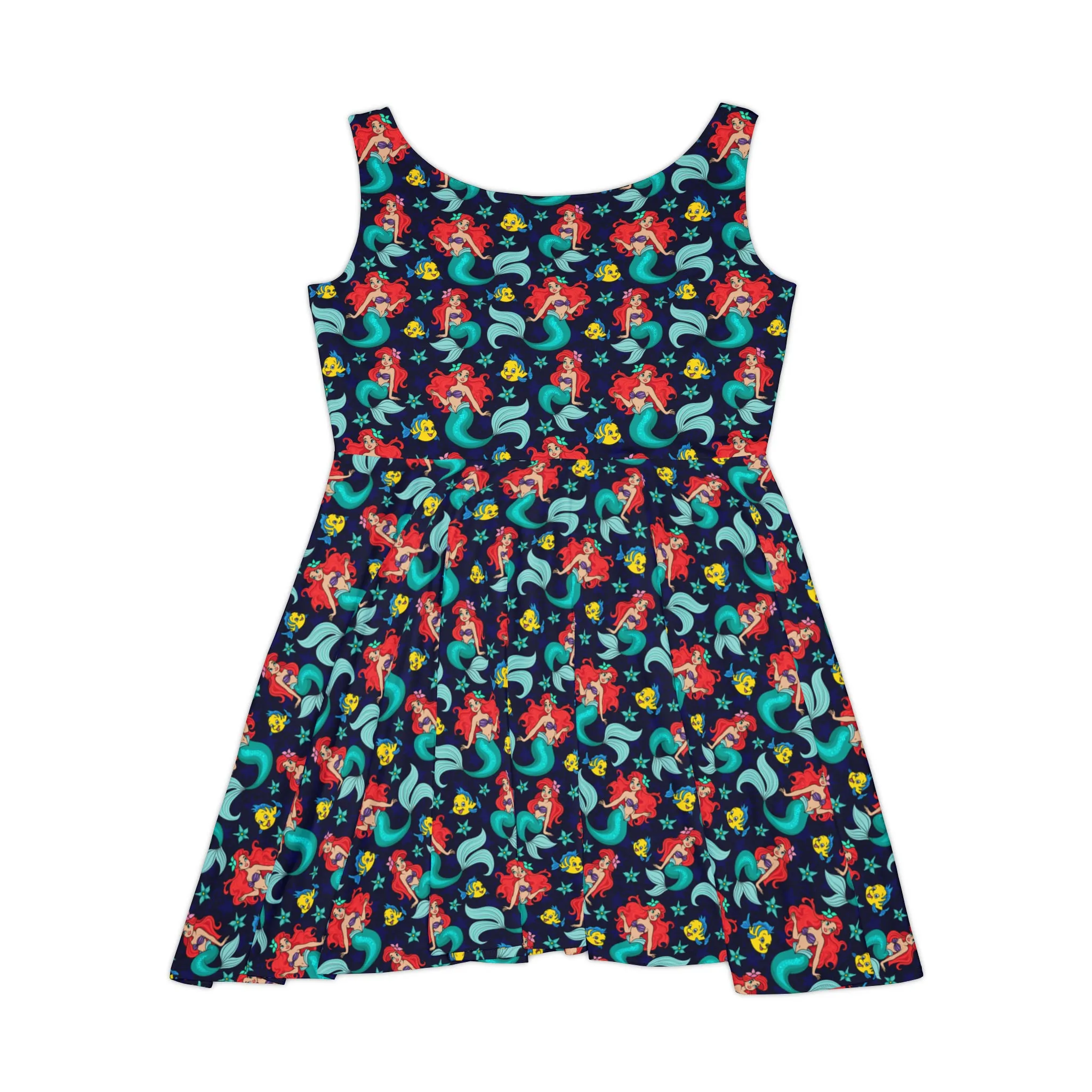 Disney Little Mermaid I Want To Be Where The People Are Women's Skater Dress