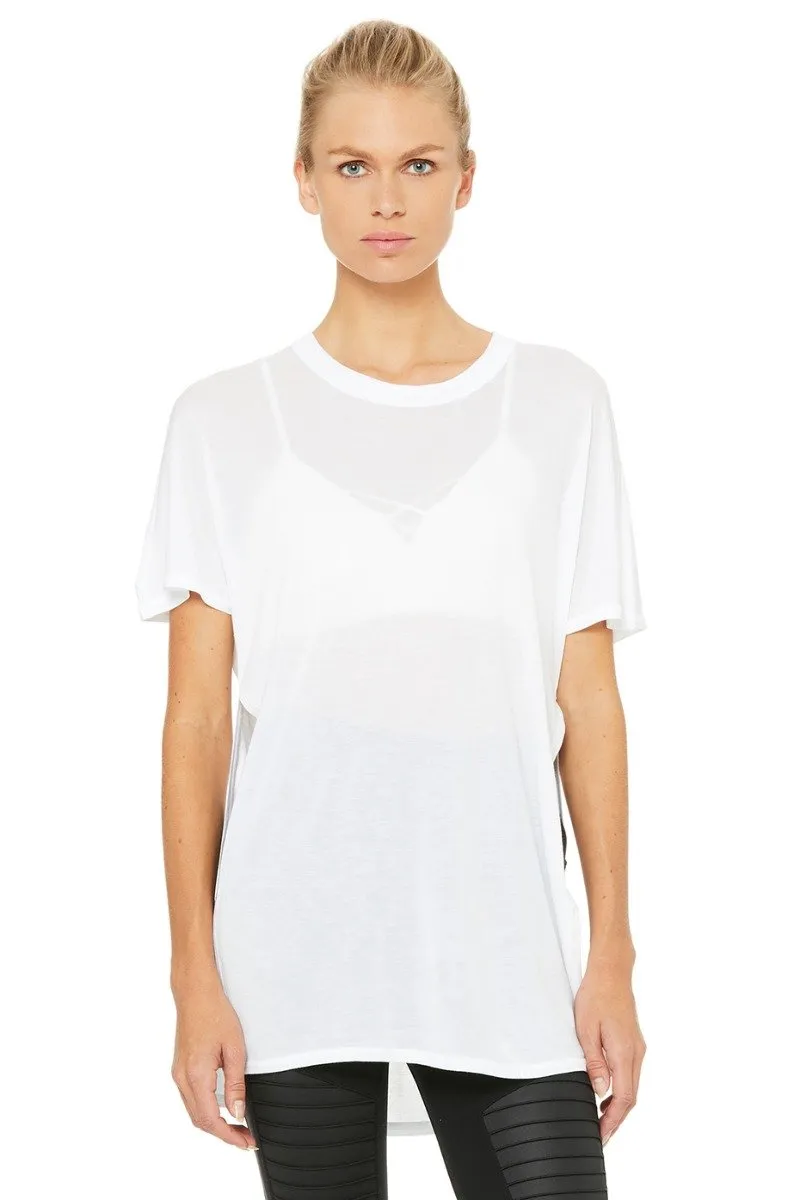 Dreamer Short Sleeve Top - White