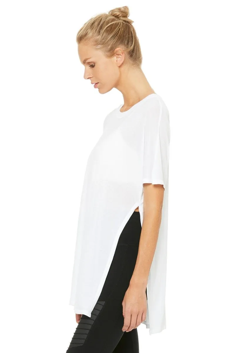 Dreamer Short Sleeve Top - White