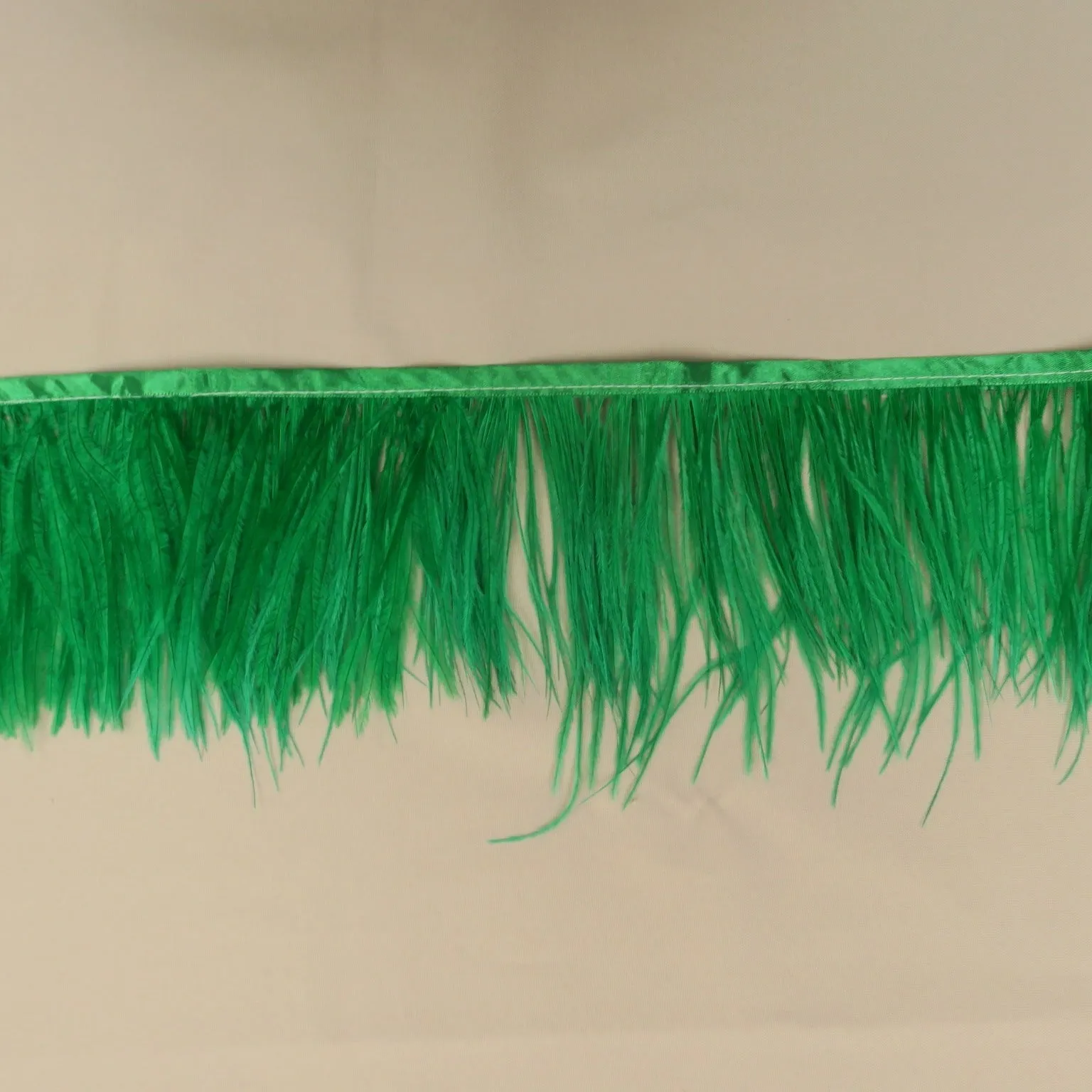 Emerald Ostrich Feather Trim 2 PLY