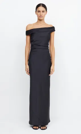 ETERNITY OFF SHOULDER MAXI - BLACK