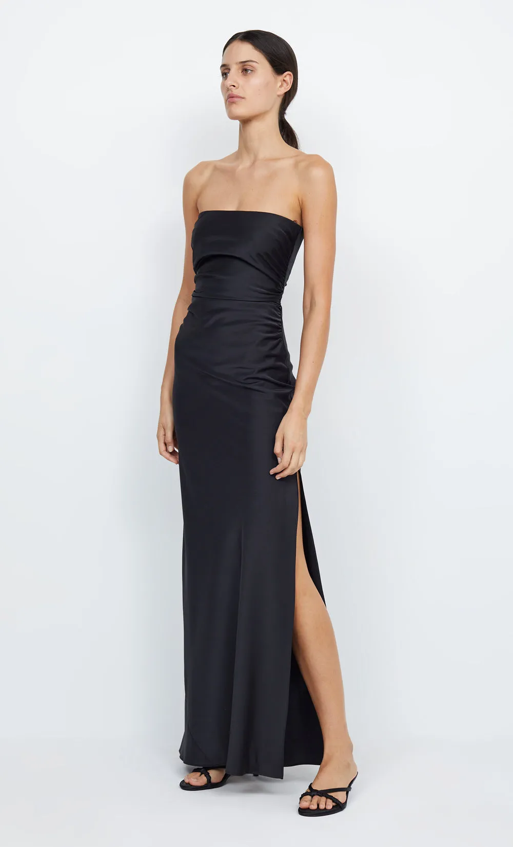 ETERNITY STRAPLESS MAXI - BLACK