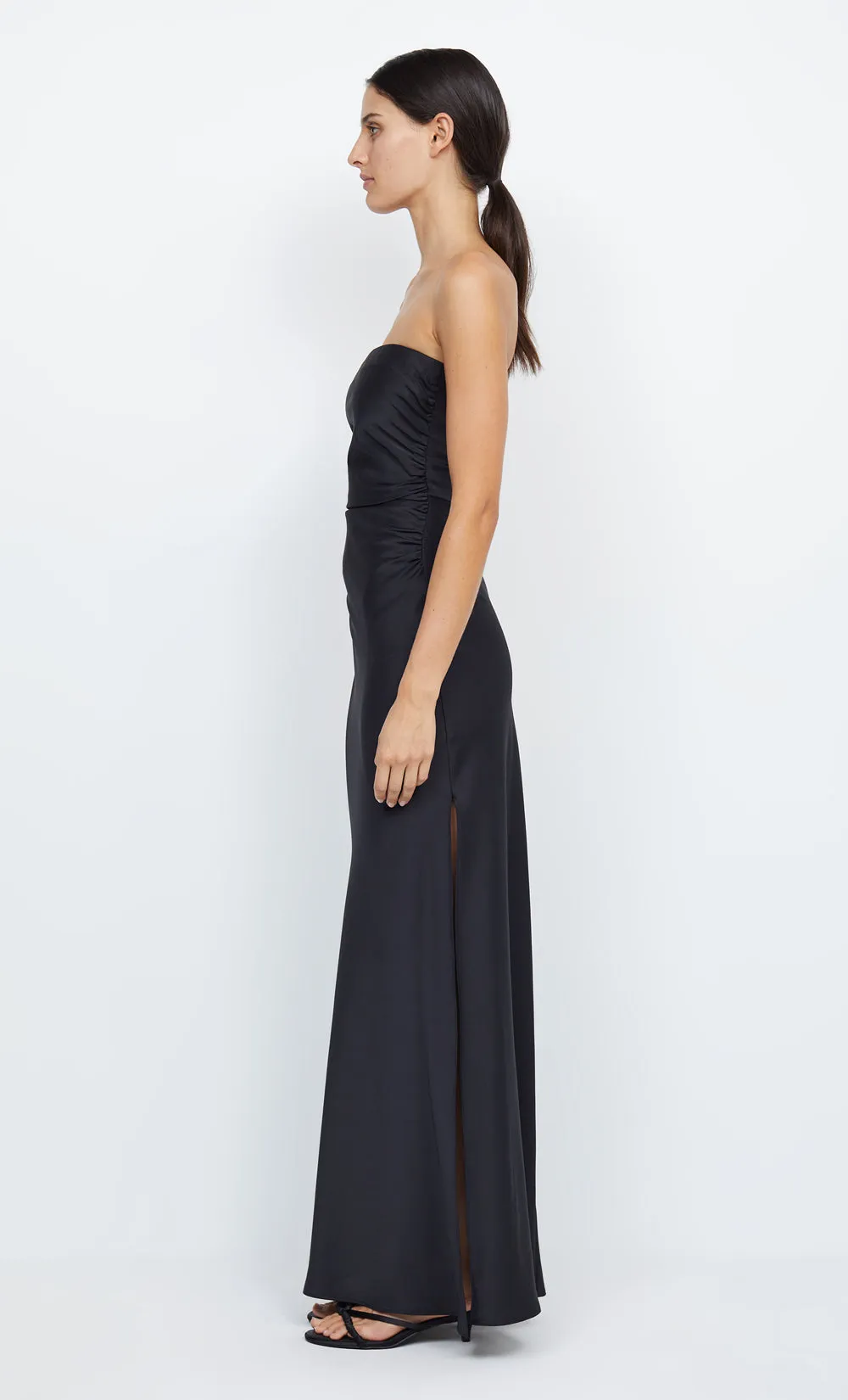 ETERNITY STRAPLESS MAXI - BLACK