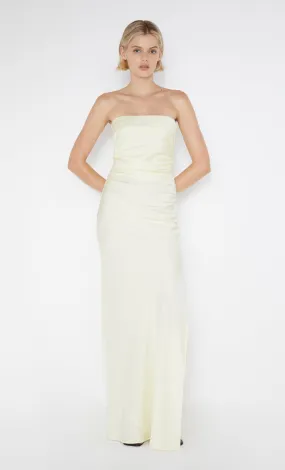 ETERNITY STRAPLESS MAXI  - ICE YELLOW