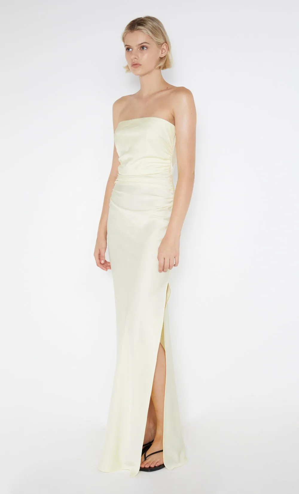 ETERNITY STRAPLESS MAXI  - ICE YELLOW