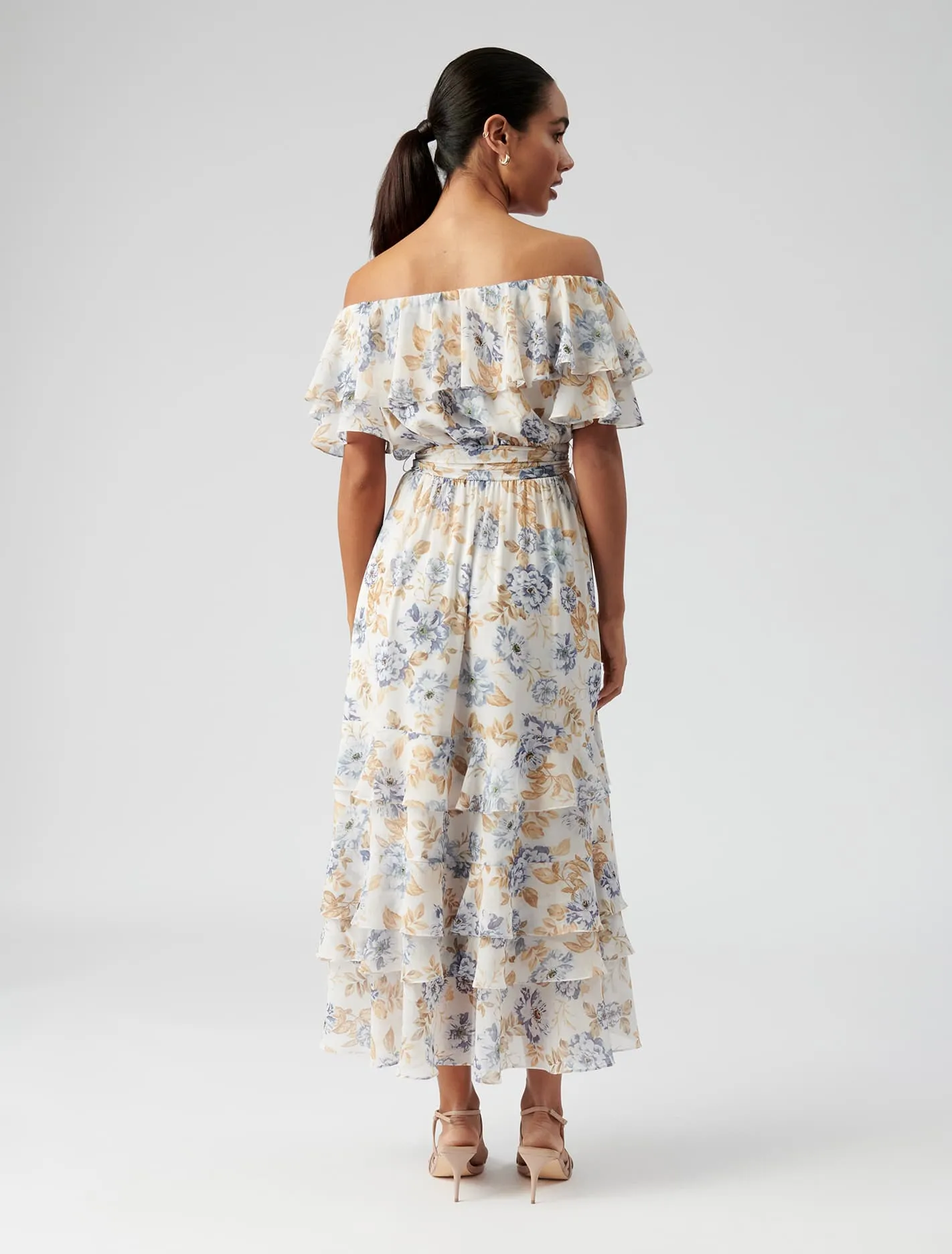 Eugina Off Shoulder Maxi Dress