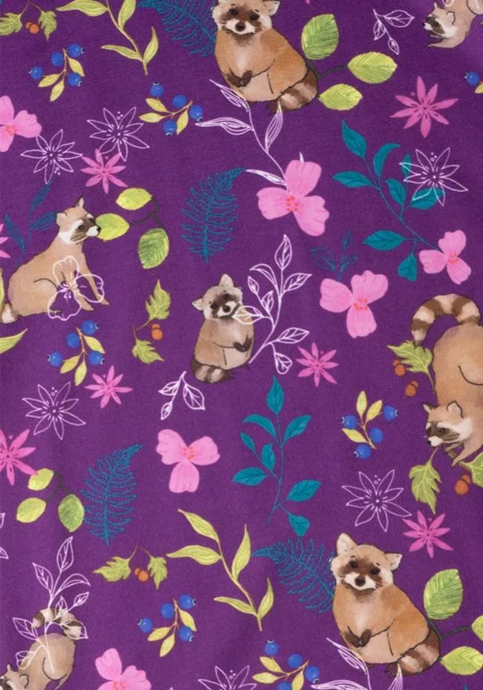 Foster Playful Raccoon Print Dress