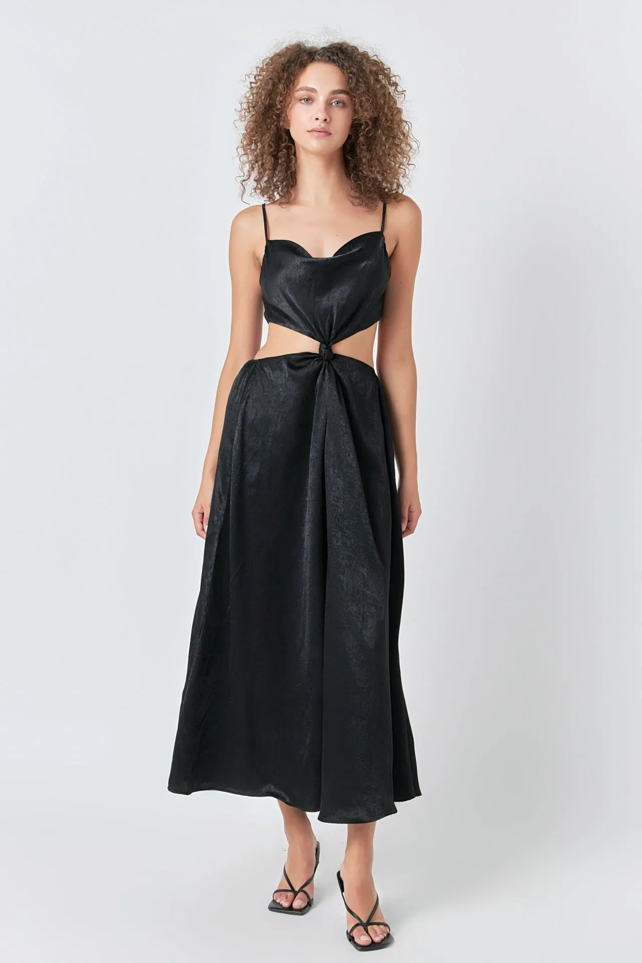 Front Twist Maxi Dress