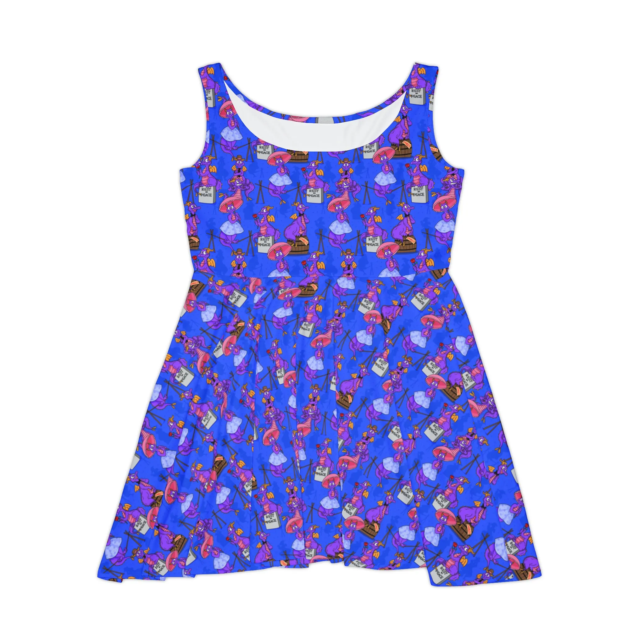 Haunted Mansion Figment Women's Skater Dress