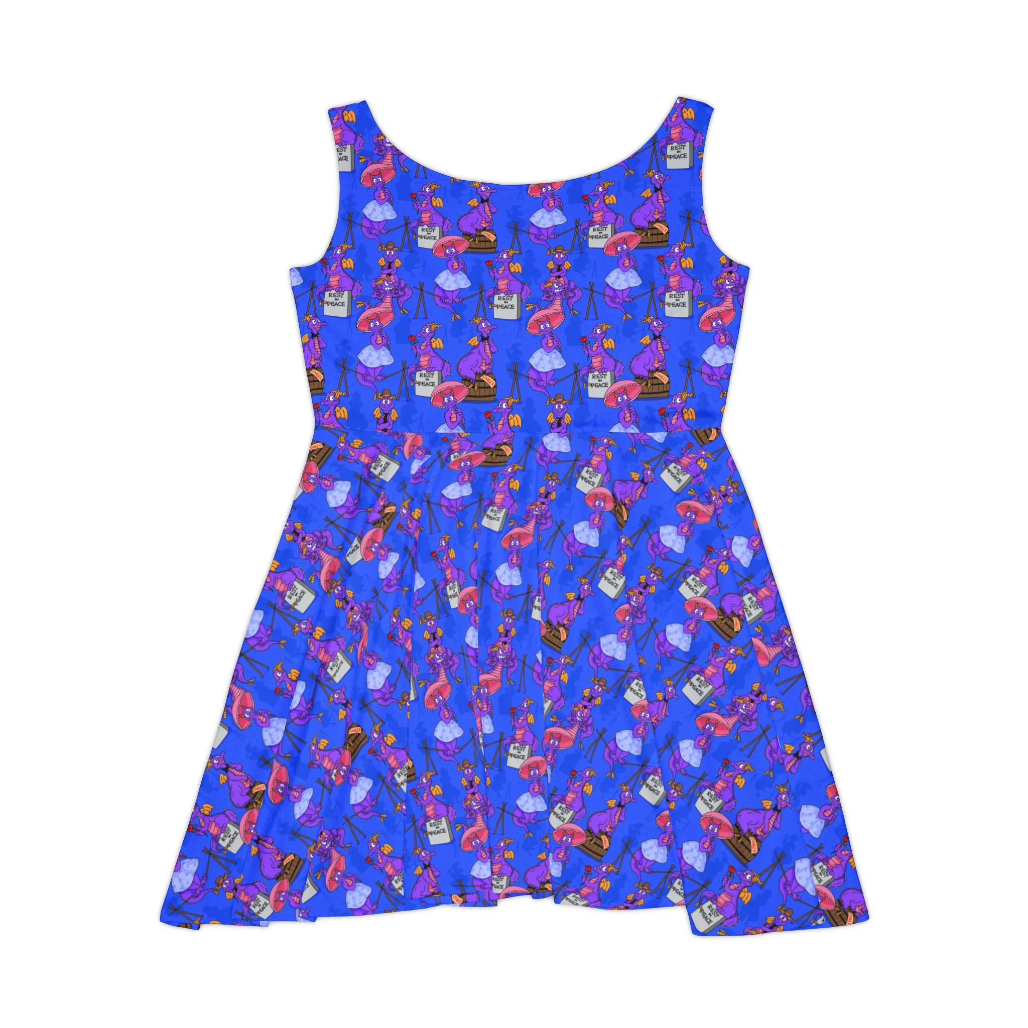 Haunted Mansion Figment Women's Skater Dress