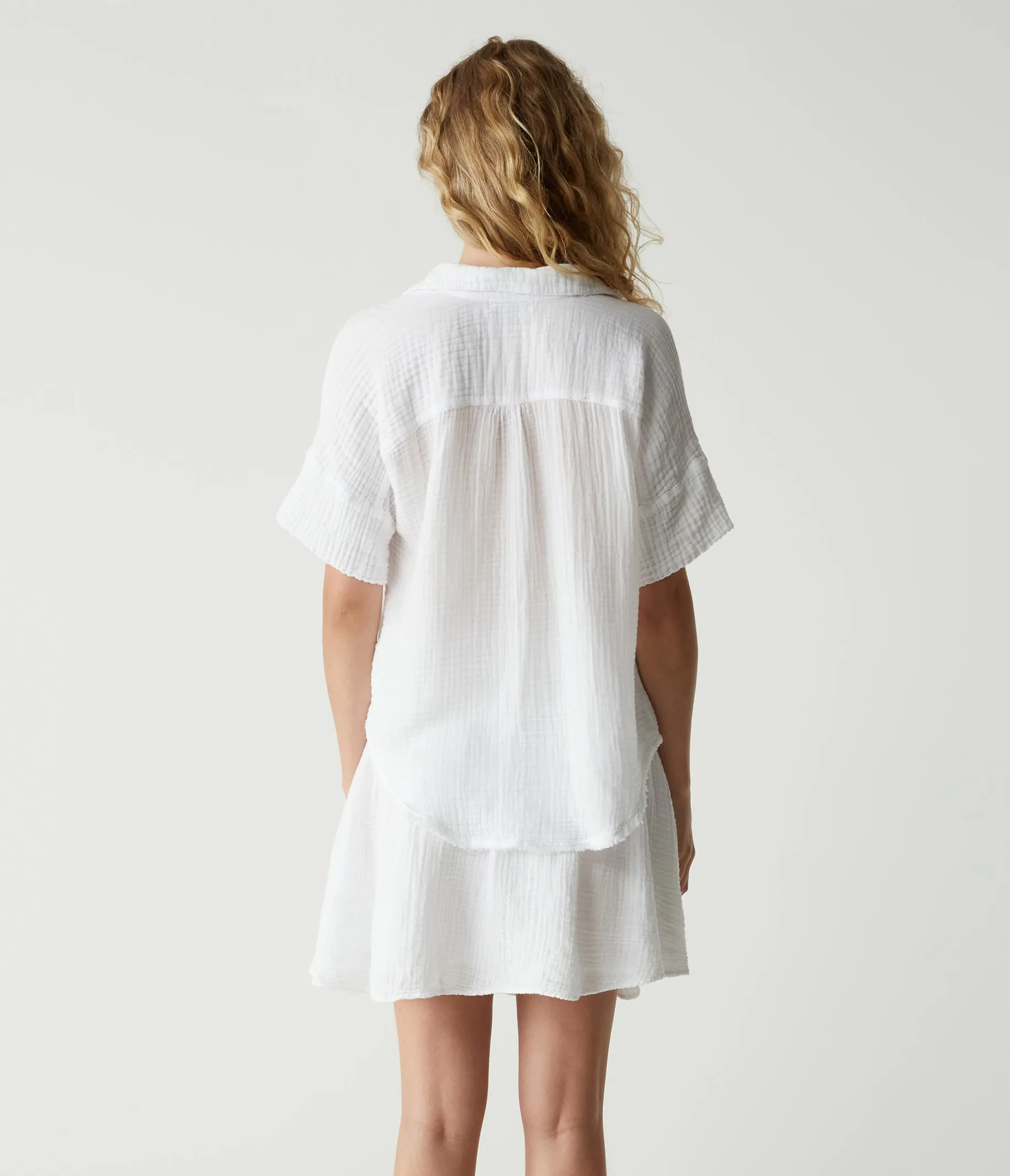 Havana Smocked Gauze Skirt