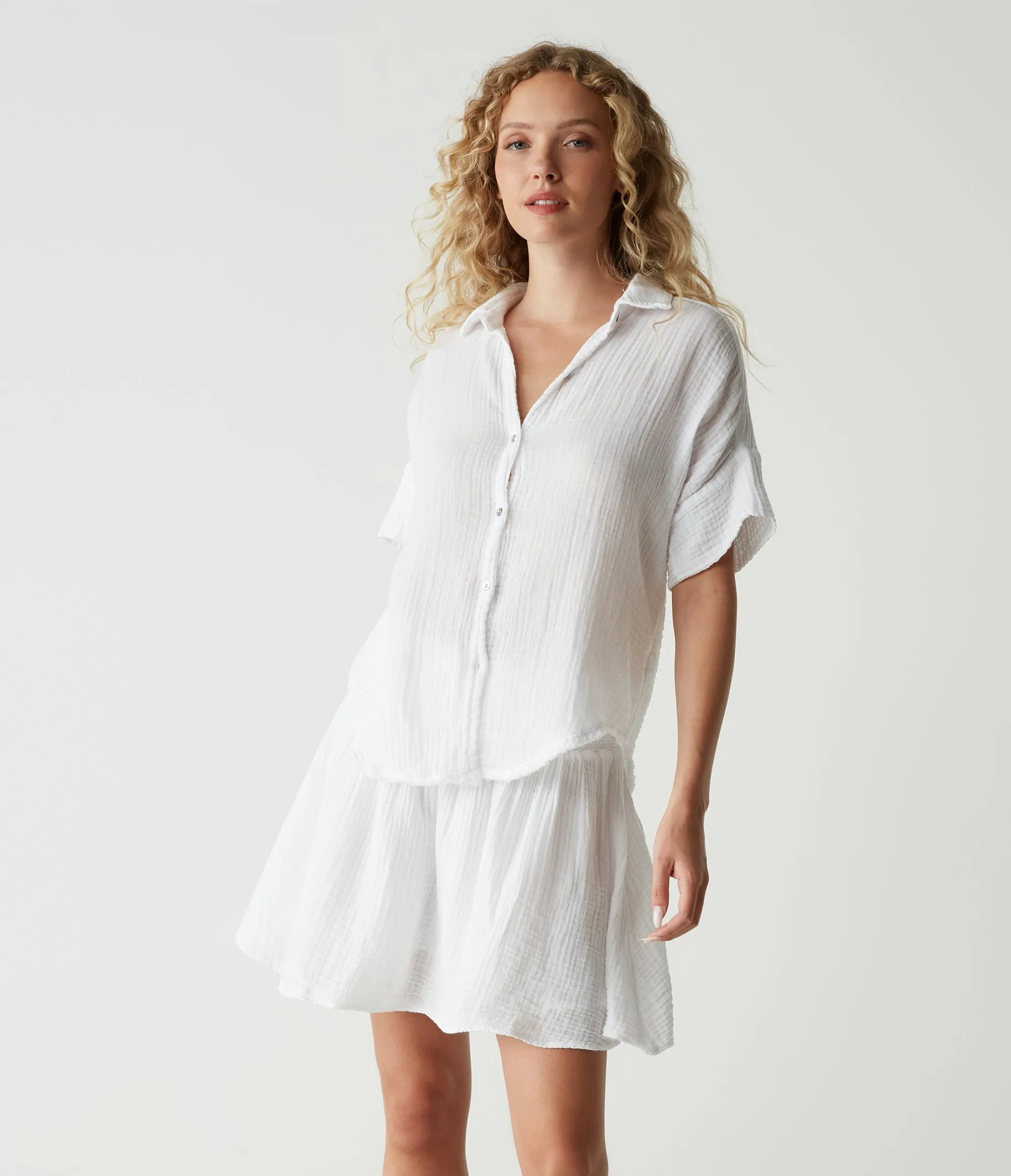 Havana Smocked Gauze Skirt