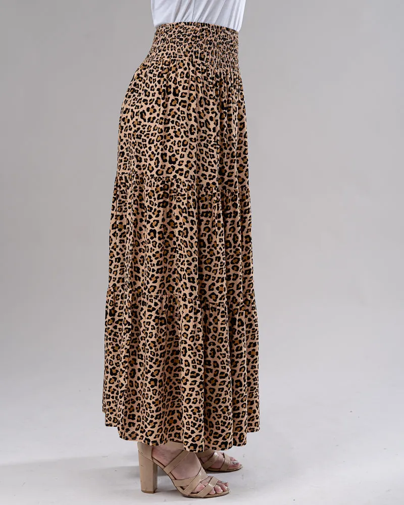 Leopard Maxi Skirt