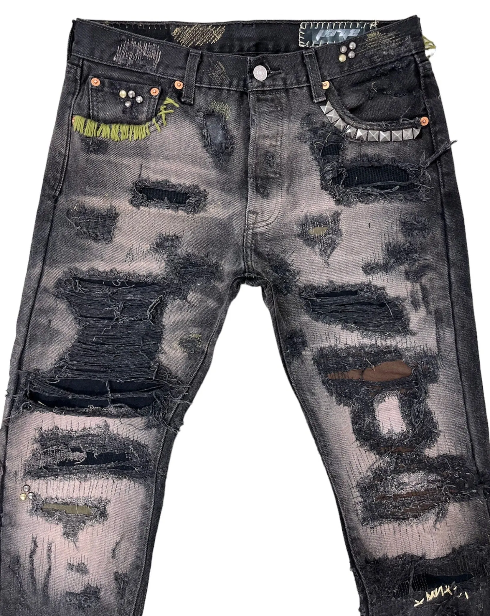 Metal Rust Repair Jeans- 29