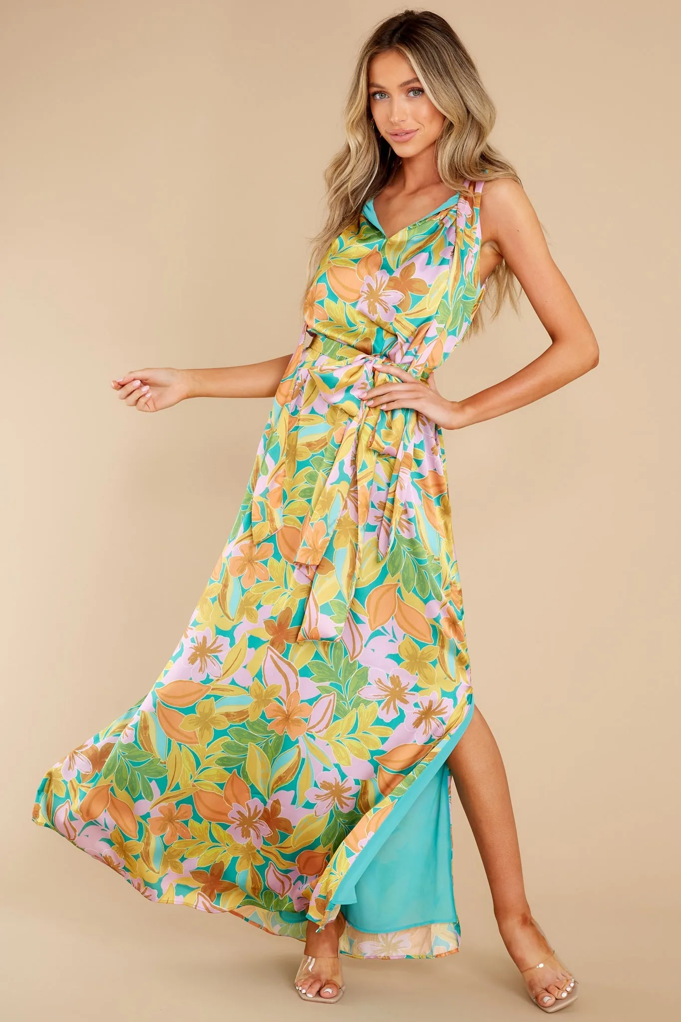 Millie Malibu Floral Maxi Dress