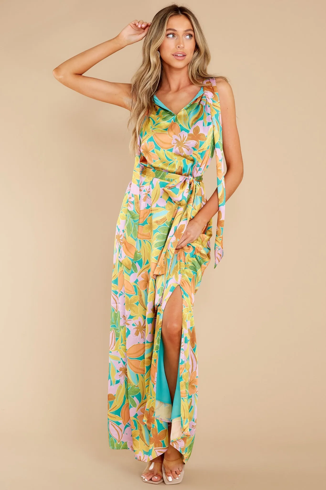 Millie Malibu Floral Maxi Dress