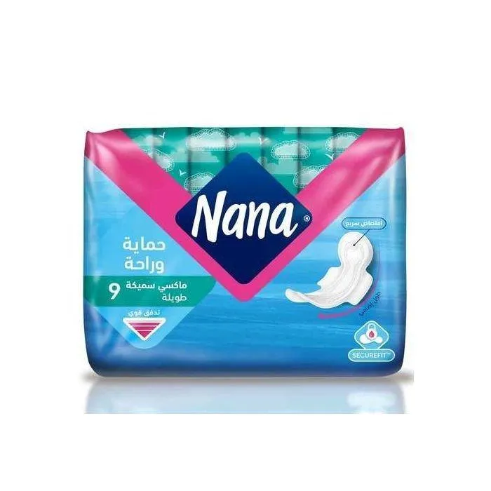 Nana Maxi Thick Long Pads - 9 Pads