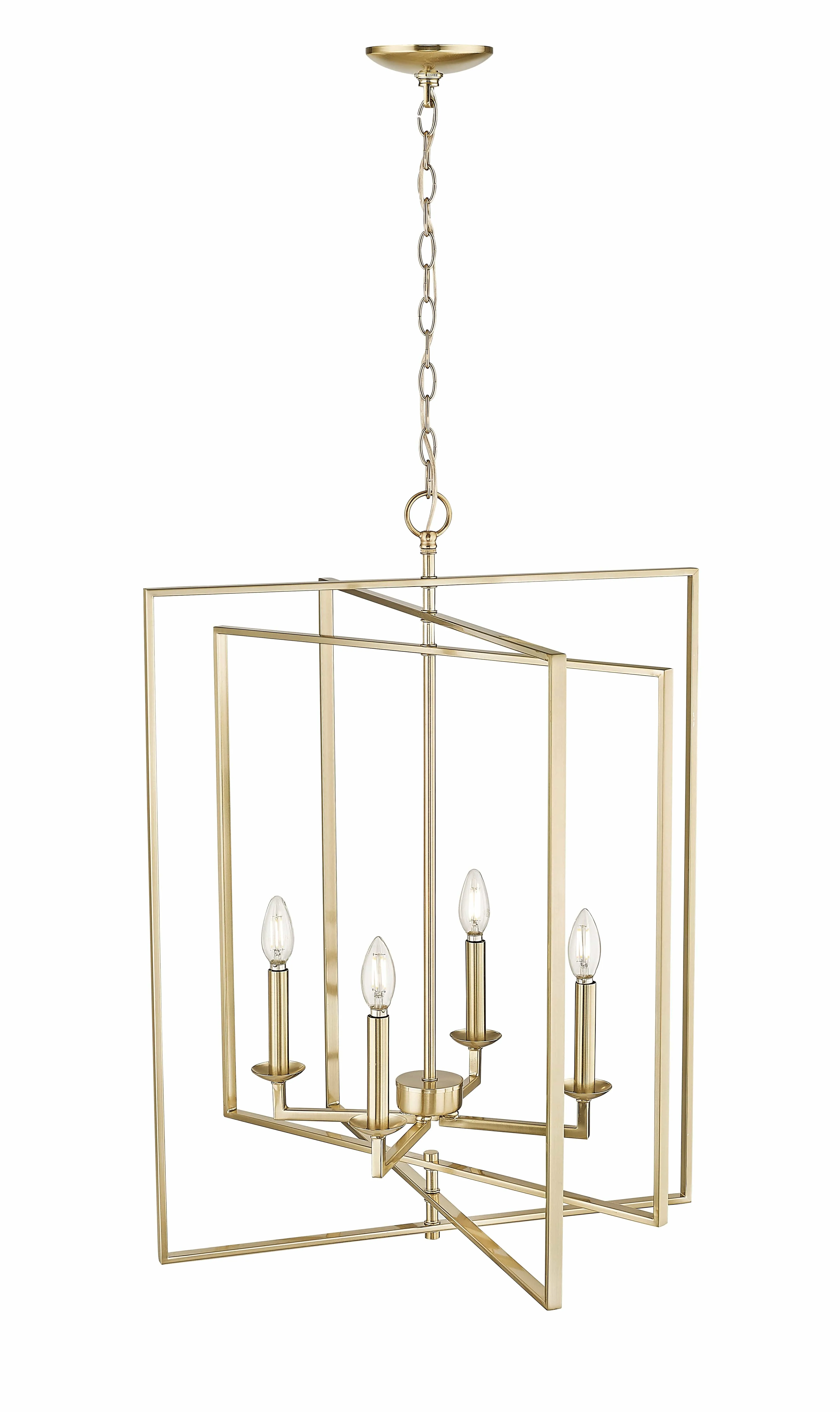 Nellis Pendant - Modern Gold - 26in. Diameter - E26 Medium Base