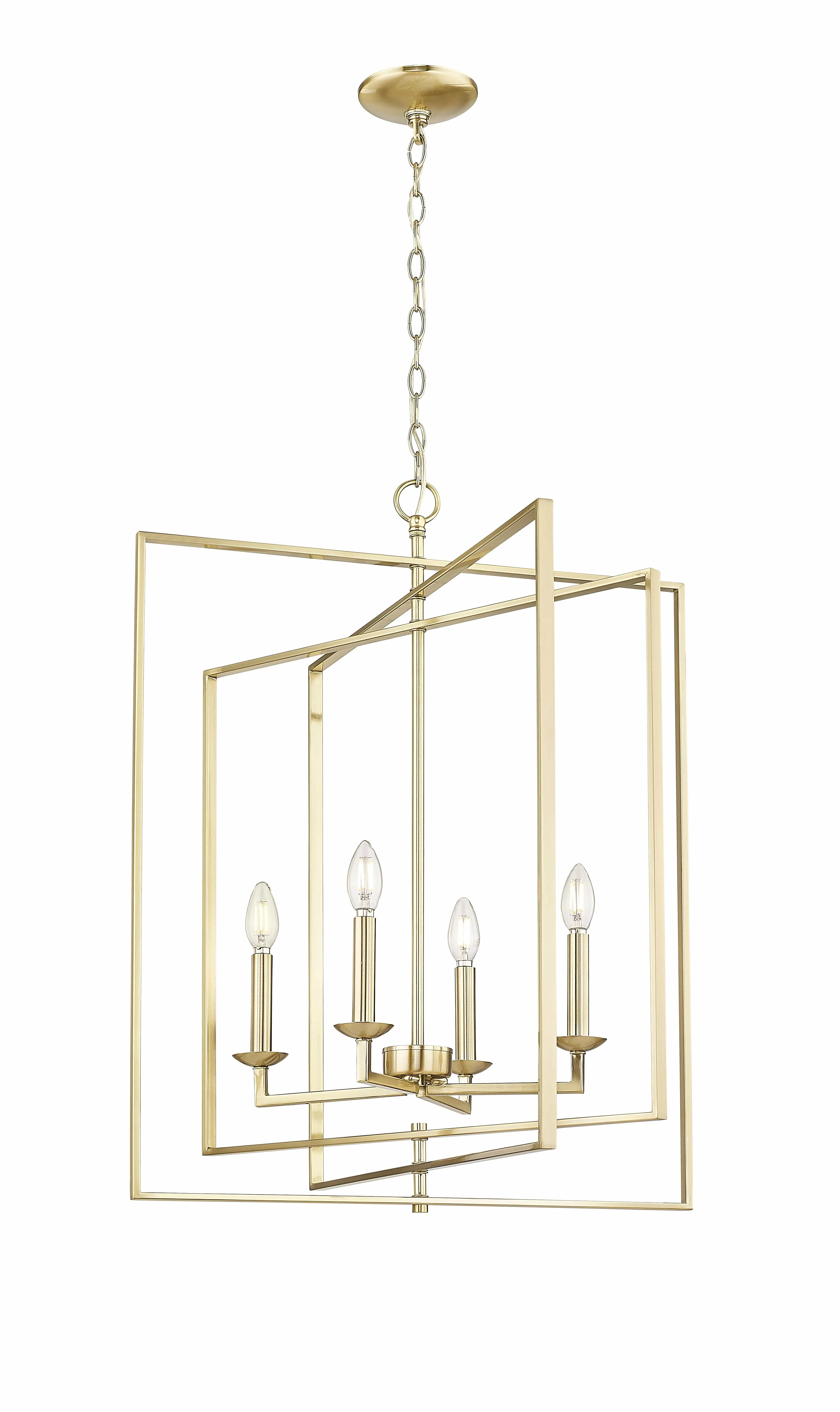 Nellis Pendant - Modern Gold - 26in. Diameter - E26 Medium Base