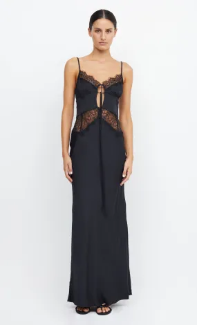 NICOLETTE MAXI DRESS - BLACK