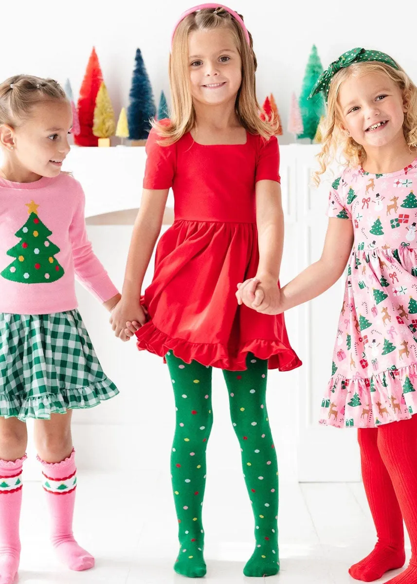 Oh Christmas Tree Knit Tights