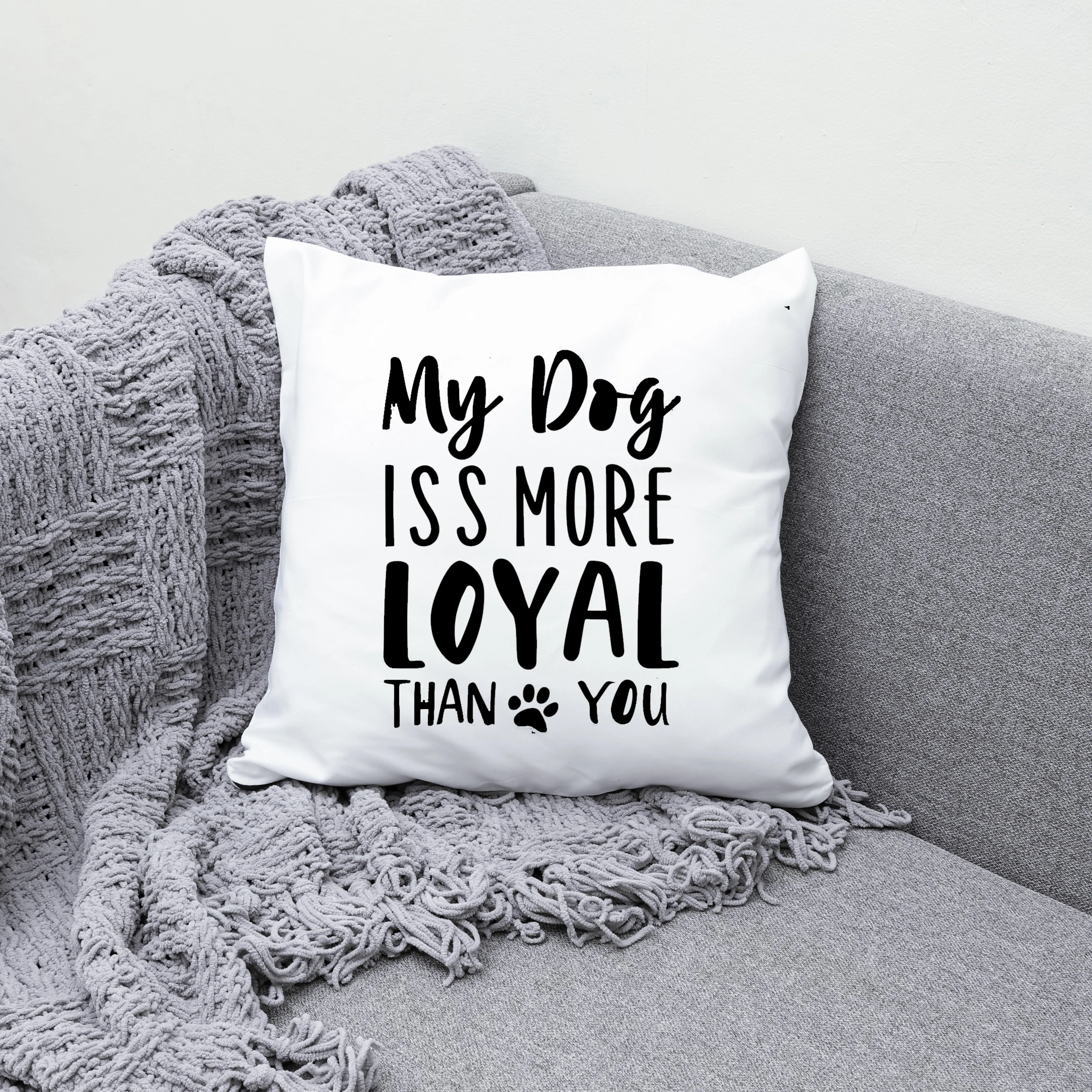 Oh, Susannah My Dog is More Loyal Than You Humorous Pillowcase – Funny Pillowcase, Home Décor, Bedroom Décor, Breakup, Divorce, Pet Lover; Funny Gift for him and her