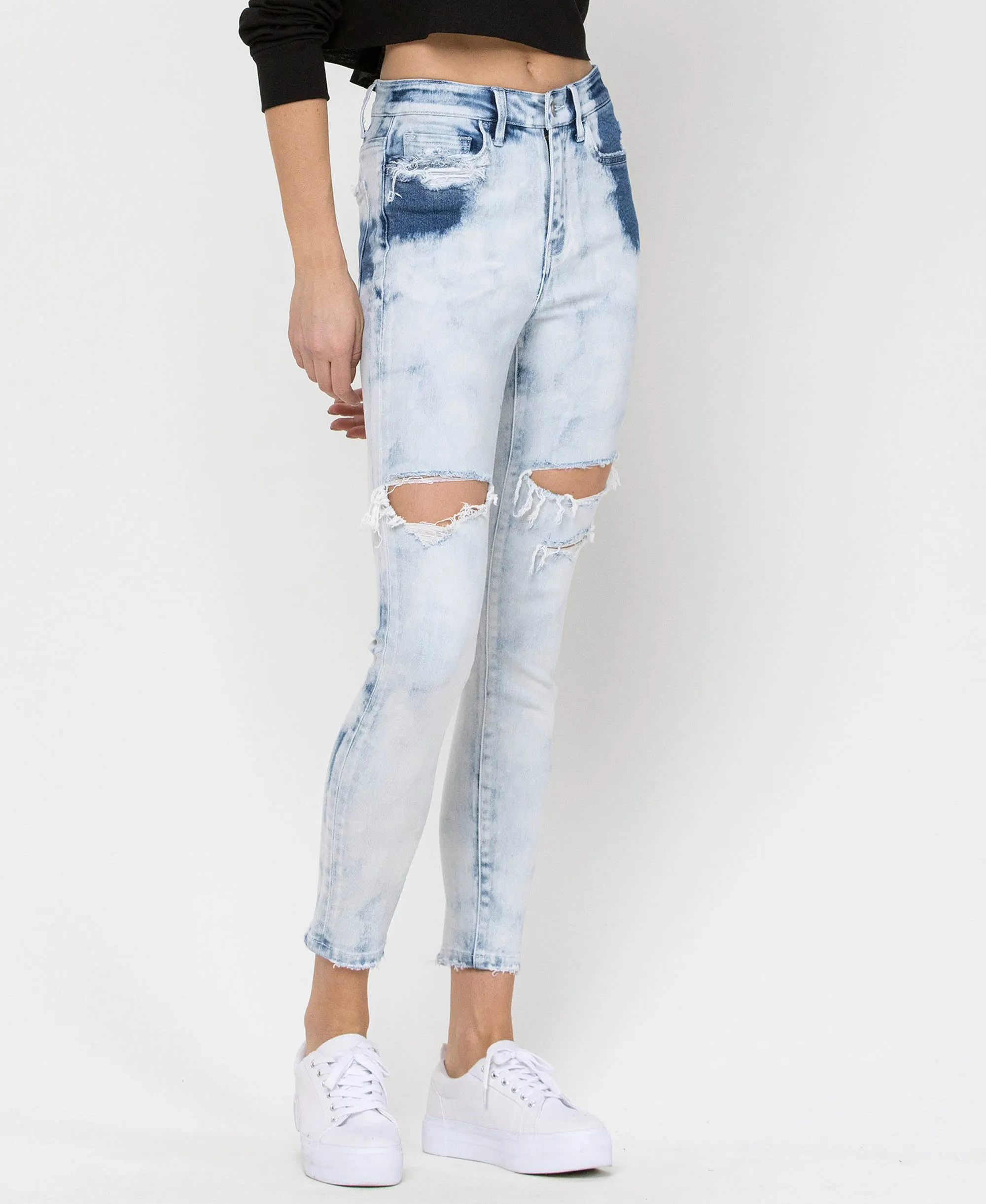 Runner - High Rise Crop Skinny Jeans