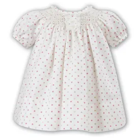 Sarah Louise Smocked Polka Dot Dress