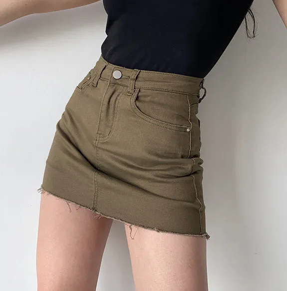 sealbeer - Edgy Gal Denim Skirt