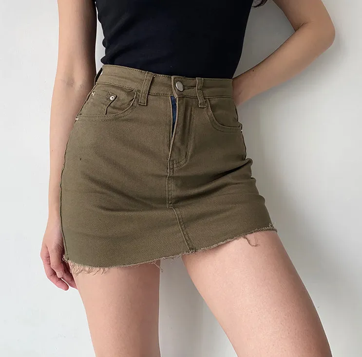 sealbeer - Edgy Gal Denim Skirt