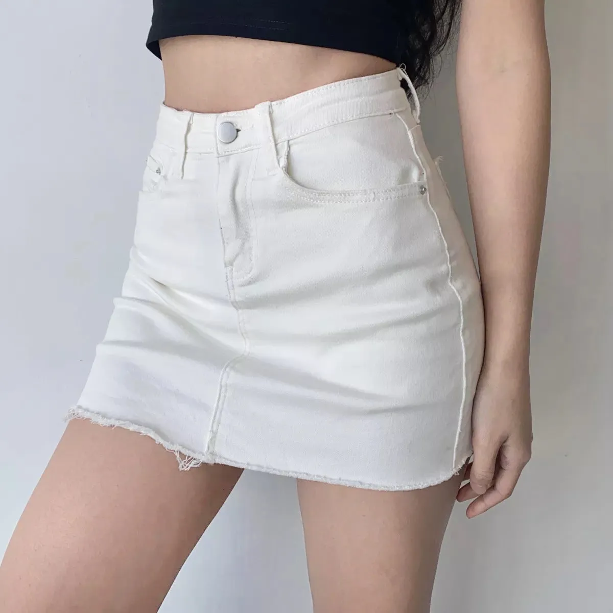 sealbeer - Edgy Gal Denim Skirt