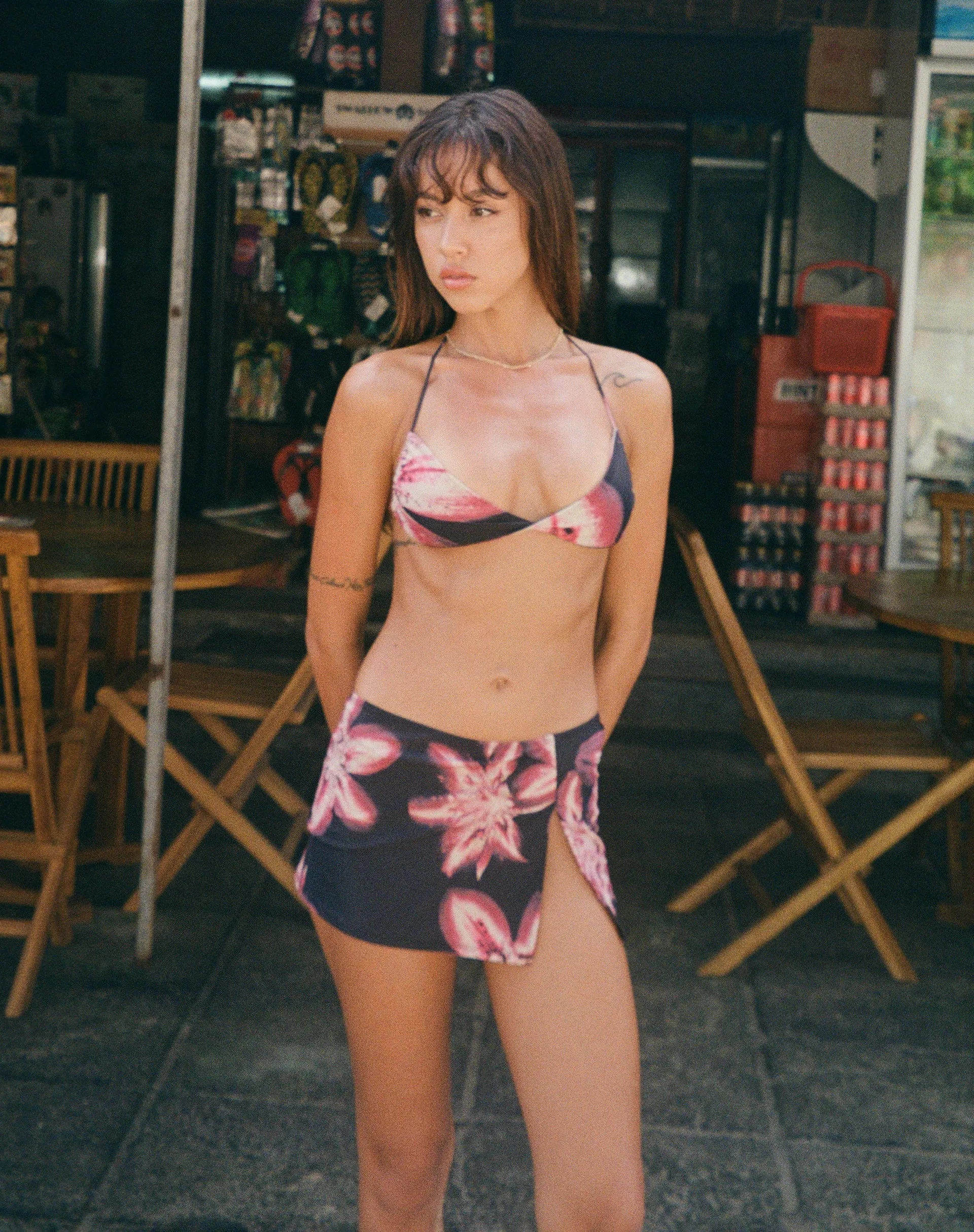 Sibita Swim Skirt in Lily Bloom